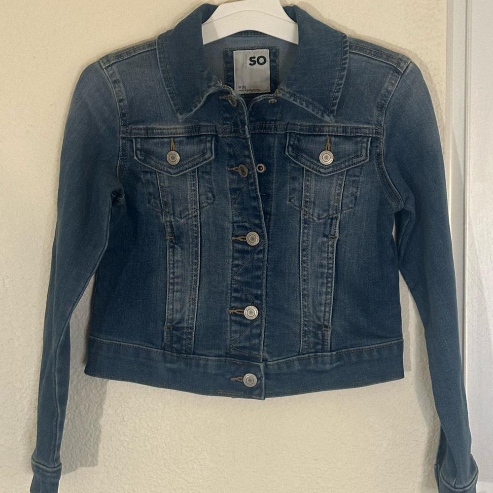 Brand New 8 years old Kohl's Blue Jean Jacket Classic Tailored Design